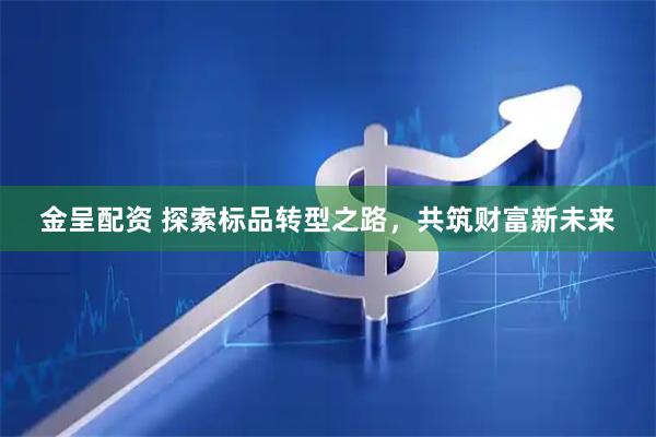 金呈配资 探索标品转型之路，共筑财富新未来